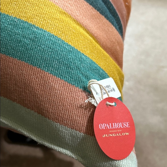 Opalhouse Jungalow 14” x 36” Multicolor Striped Lumbar Pillow - Picture 2 of 6